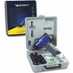 Coffret Clé à Choc 1/2 + 10 Douilles + Accessoires Michelin