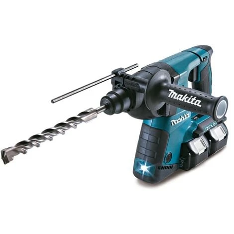 Perforateur-Burineur SDS+ 36V MAKITA - 2x18V Li-ion 5Ah - 26mm - 4xbatteries + 1xchargeur Rapide + 2 Coffrets Transport + Accessoires - DHR264PT4J 6 Perforateur-Burineur SDS+ 36V MAKITA - 2x18V Li-ion 5Ah - 26mm - 4xbatteries + 1xchargeur Rapide + 2 Coffrets Transport + Accessoires - DHR264PT4J – Image 4