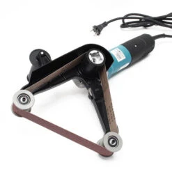Ponceuse à Bande 760mm 1300W 3 Tailles De Grain 80/100/120 Meulage Polissage Égrener Bande Abrasive -Magasin D'Outils Électriques 14930632 4