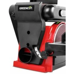 Ponceuse à Bande, Puissance 400W, Vitesse Bande 7,35m/s, Inclinaison Ceinture Jusqu'à 90º, Table à Disque Inclinable Jusqu'à 45º - Greencut LJ400C -Magasin D'Outils Électriques 15928522 4