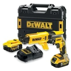 DeWalt DCF620P2K - Set D'outils à Batteries 18V - Visseuse Plaques De Plâtre (2x Batterie 5.0Ah) Dans TSTAK - Moteur Sans Charbon