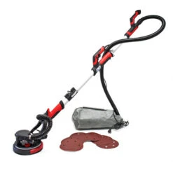 Ponceuse De Plafond Girafe Mur 750W Ø 225mm Disque De Meulage Tige Télescopique 6 Grains Affûtage