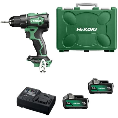 Perceuse Visseuse à Percussion 70Nm HIKOKI 18V 5.0Ah Induction - 2 Batteries + Chargeur En Coffret - DV18DBSLWJZ 3 Perceuse Visseuse à Percussion 70Nm HIKOKI 18V 5.0Ah Induction - 2 Batteries + Chargeur En Coffret - DV18DBSLWJZ