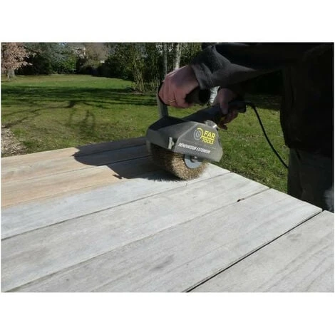 FARTOOLS Pack 615125 : Rénovateur REX120C + Brosse A Lamelles Et Brosse Fibre Synthétique - Spécial Bois&métal - Surfaces Planes 4 FARTOOLS Pack 615125 : Rénovateur REX120C + Brosse A Lamelles Et Brosse Fibre Synthétique - Spécial Bois&métal - Surfaces Planes – Image 2