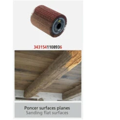 Brosse A Lamelles Abrasives Ø80mm - L 100mm Pour Poncer 7 Brosse A Lamelles Abrasives Ø80mm - L 100mm Pour Poncer -Magasin D'Outils Électriques 20977591 3