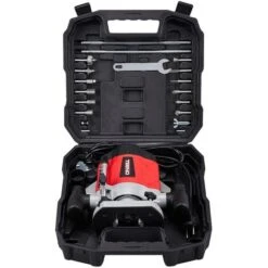 Défonceuse 1200 Watts TEENO, Mallette,12 Fraises,2 Brosse à Charbon 9 Défonceuse 1200 Watts TEENO, Mallette,12 Fraises,2 Brosse à Charbon -Magasin D'Outils Électriques 23114282 3