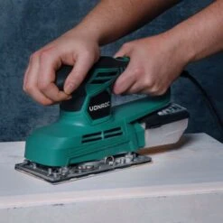 Ponceuse Vibrante 240W – 90x187mm – Boîtier De Récupération De Poussière Et 12 Feuilles Abrasives Inclus -Magasin D'Outils Électriques 23286937 3