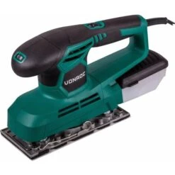 Ponceuse Vibrante 240W – 90x187mm – Boîtier De Récupération De Poussière Et 12 Feuilles Abrasives Inclus -Magasin D'Outils Électriques 23286937 4