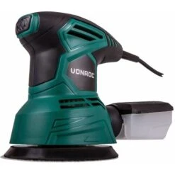 Ponceuse Orbitale Excentrique 300W – Ø 125mm - Boîte à Poussière Et 12 Feuilles Abrasives Inclus 9 Ponceuse Orbitale Excentrique 300W – Ø 125mm - Boîte à Poussière Et 12 Feuilles Abrasives Inclus -Magasin D'Outils Électriques 23345341 3