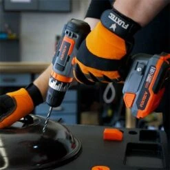 Perceuse Visseuse Sans Fil - FUXTEC FX-E1BS20 - 20V 21000 Frappes/min - Set Avec 2 Batteries 2Ah Et Chargeur 1A -Magasin D'Outils Électriques 23347982 4