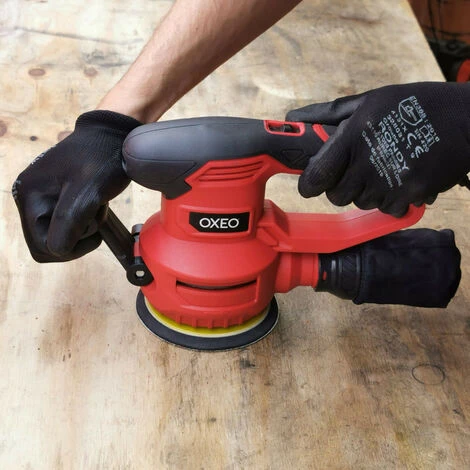 Ponceuse Excentrique 450w Ponceuse Orbitale à Vitesse Variable - Fournie 6 Disques Abrasifs 125mm - 6 Vitesses D'oscillation 5 Ponceuse Excentrique 450w Ponceuse Orbitale à Vitesse Variable - Fournie 6 Disques Abrasifs 125mm - 6 Vitesses D'oscillation – Image 3