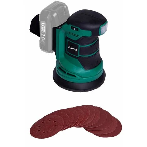 Ponceuse Excentrique Sans Fil 20V - Ø125mm – Sans Batterie Ni Chargeur - Connexion D’aspirateur Et Sac D’aspirateur Inclus 3 Ponceuse Excentrique Sans Fil 20V - Ø125mm – Sans Batterie Ni Chargeur - Connexion D’aspirateur Et Sac D’aspirateur Inclus