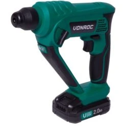 Marteau Perforateur Sans Fil 20V VPower - 2 Batteries 2.0Ah, Chargeur De Batterie, SDS-plus, Forets Et Embouts De Vissage Inclus -Magasin D'Outils Électriques 27975258 2