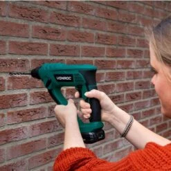 Marteau Perforateur Sans Fil 20V VPower - 2 Batteries 2.0Ah, Chargeur De Batterie, SDS-plus, Forets Et Embouts De Vissage Inclus -Magasin D'Outils Électriques 27975258 4