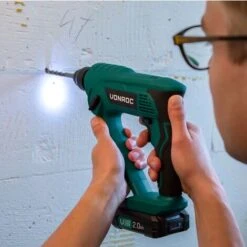 Marteau Perforateur Sans Fil 20V VPower - 2 Batteries 2.0Ah, Chargeur De Batterie, SDS-plus, Forets Et Embouts De Vissage Inclus -Magasin D'Outils Électriques 27975258 5