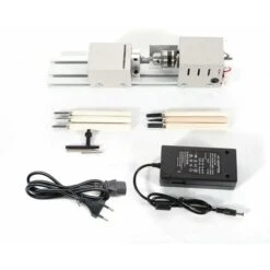 Travail Du Bois Bricolage Tour 100W Mini Tour Machine à Bois Bricolage Set Tour Avec L'UE Adaptateur (Lathe Miniature Standard + Fonction De Polissage) 10 Travail Du Bois Bricolage Tour 100W Mini Tour Machine à Bois Bricolage Set Tour Avec L'UE Adaptateur (Lathe Miniature Standard + Fonction De Polissage) -Magasin D'Outils Électriques 31970167 4