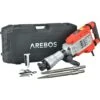 AREBOS Marteau De Démolition Marteau à Percussion 1700W 60 Joules 1900 Coups Par Minute Mallette Avec Roues Incluse -Magasin D'Outils Électriques 32242915 1