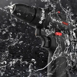 BLACKPINE - Perceuse Visseuse Tournevis Sans Fil 2 X 12V 1500mAh Batteries Lithium + 24 Accessoires + Caisse Portable -Magasin D'Outils Électriques 32703002 4