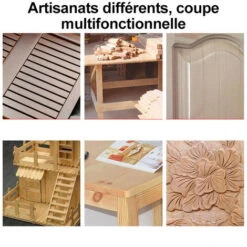 BLACKPINE - Affleureuse Défonceuse Électrique à Bois 220V 800W Trimmer Router, 30000r/min, Φ 6.35mm -Magasin D'Outils Électriques 32703008 4