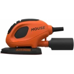 Black & Decker BLACK+DECKER Ponceuse De Détail Mouse Filaire 55W Fixation Auto-agrippante + 6 Abrasifs -Magasin D'Outils Électriques 34599656 2