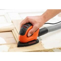 Black & Decker BLACK+DECKER Ponceuse De Détail Mouse Filaire 55W Fixation Auto-agrippante + 6 Abrasifs -Magasin D'Outils Électriques 34599656 3