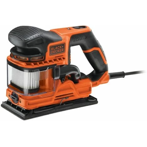 Black & Decker Ponceuse Vibrante 1/3 Feuille Filaire 270W BLACK+DECKER KA330EKA-QS 3 Black & Decker Ponceuse Vibrante 1/3 Feuille Filaire 270W BLACK+DECKER KA330EKA-QS