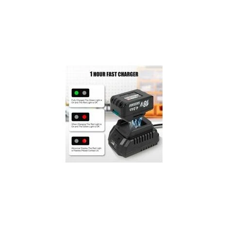 Bsioff Cl¨ ¨¤ Chocs Sans Fil/Boulonneuse A Choc Electrique Avec Une 18V 5.0aH Batterie Et Chargeur, (400 Nm,0-3200 Tr/min,Lumi¨¨re LED,boucles De Ceinture Dans L-BOXX) 5 Bsioff Cl¨ ¨¤ Chocs Sans Fil/Boulonneuse A Choc Electrique Avec Une 18V 5.0aH Batterie Et Chargeur, (400 Nm,0-3200 Tr/min,Lumi¨¨re LED,boucles De Ceinture Dans L-BOXX) – Image 3