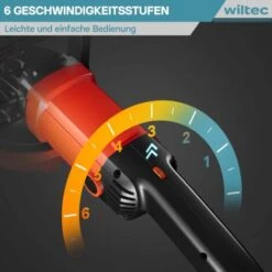 XPOtool Machine Polir Meuleuse 1200W 3000 Tr./min Pochette Polisseuse 6 Niveaux Ponceuse Rotative -Magasin D'Outils Électriques 35582533 5