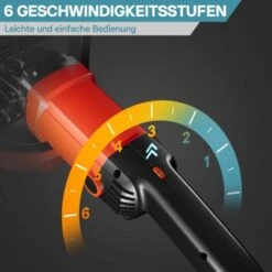 XPOtool Machine Polir Meuleuse 1200W 3000 Tr./min Polisseuse 6 Niveaux Ponceuse Rotative Set -Magasin D'Outils Électriques 35582542 5