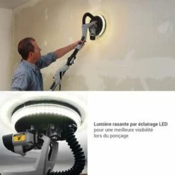 Peugeot - Ponceuse Placo Plâtre Télescopique 810W 225mm - ENERGYSand-225 -Magasin D'Outils Électriques 3767294 2