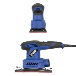 Ponceuse Excentrique Delta Vibrante 220W 12000 Tr/min Avec 6 Feuilles Abrasives -Magasin D'Outils Électriques 39896570 2