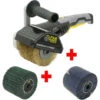 FARTOOLS PACK REX120C RENOVATEUR EXTERIEUR + BROSSE A LAMELLES ABRASIVES + BROSSE FIBRE SYNTHETIQUE ET LAMELLES ABRASIVES