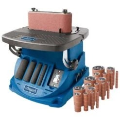 Pack SCHEPPACH Ponceuse Oscillante - 450W - OSM600 - 18 Manchons Abrasifs - Grain 240
