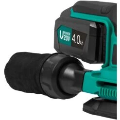 Ponceuse Delta Multifonction Sans Fil 20V - 6 Feuilles Abrasives, 1 Batterie 4.0Ah Et Chargeur Inclus 9 Ponceuse Delta Multifonction Sans Fil 20V - 6 Feuilles Abrasives, 1 Batterie 4.0Ah Et Chargeur Inclus -Magasin D'Outils Électriques 53061517 4