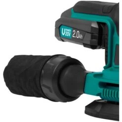 Ponceuse Delta Multifonction Sans Fil 20V – 6 Feuilles Abrasives, 2 Batteries 2.0Ah Et Chargeur Inclus 9 Ponceuse Delta Multifonction Sans Fil 20V – 6 Feuilles Abrasives, 2 Batteries 2.0Ah Et Chargeur Inclus -Magasin D'Outils Électriques 53061544 4