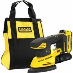 Ponceuse De Finition 12000trs/min Sans Fil 18V STANLEY FATMAX Gamme V20 Avec 1 Batterie 2Ah, 1 Chargeur 2A, En Sac Souple De Transport -Magasin D'Outils Électriques 53909073 3