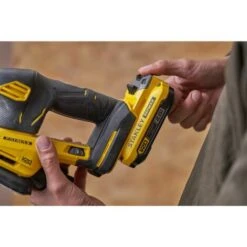 Ponceuse De Finition 12000trs/min Sans Fil 18V STANLEY FATMAX Gamme V20 Avec 1 Batterie 2Ah, 1 Chargeur 2A, En Sac Souple De Transport -Magasin D'Outils Électriques 53909073 5