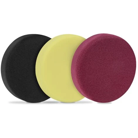 Éponges De Polissage 150mm / Tampons De Polissage En Mousse Pour Polisseuses - 3 Pièces 3 Éponges De Polissage 150mm / Tampons De Polissage En Mousse Pour Polisseuses - 3 Pièces