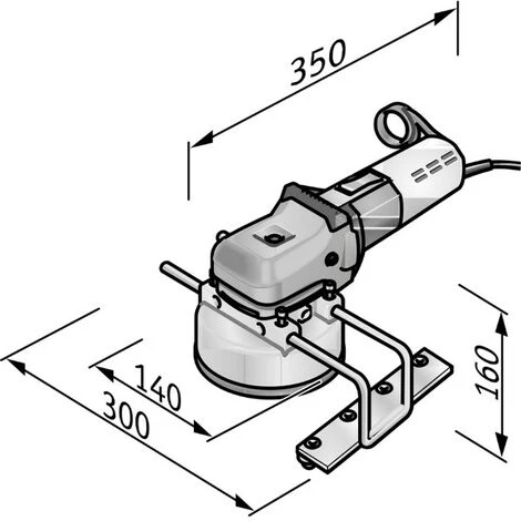 Machine à Boucharder LST 1503 VR - Ø 92 Mm - Flex 4 Machine à Boucharder LST 1503 VR - Ø 92 Mm - Flex – Image 2