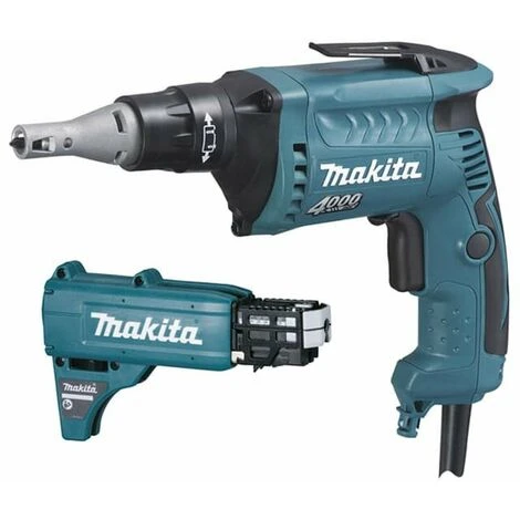 Visseuse Plaque De Plâtre 570 W Avec Adaptateur Pour Vis à Bande - MAKITA FS4000JX2 4 Visseuse Plaque De Plâtre 570 W Avec Adaptateur Pour Vis à Bande - MAKITA FS4000JX2 – Image 2