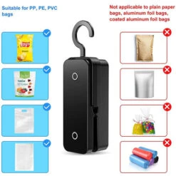 Mini Thermoscelleuse Portable 2 En 1 Thermoscelleuse Sous Vide Decoupeur Pour Le Stockage Des Sacs En Plastique 10 Mini Thermoscelleuse Portable 2 En 1 Thermoscelleuse Sous Vide Decoupeur Pour Le Stockage Des Sacs En Plastique -Magasin D'Outils Électriques 66333164 4