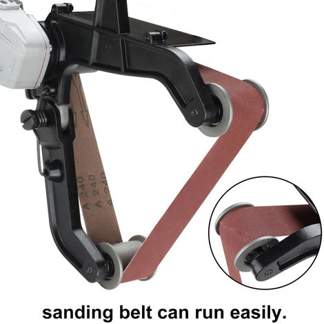 SWANEW Ponceuse à Bande Ponceuse à Bande Acier De Polissage Travail Efficace Meuleuse De Tuyau Polisseuse 6 SWANEW Ponceuse à Bande Ponceuse à Bande Acier De Polissage Travail Efficace Meuleuse De Tuyau Polisseuse – Image 4