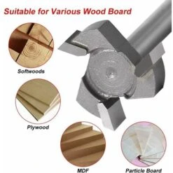 Fraise CNC - Tige 1/4 - Outil De Travail Du Bois Professionnel Pour Le Fraisage Du Bois-kartokner -Magasin D'Outils Électriques 72611884 3
