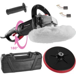 Lustreuse Polisseuse Rotative 1500W - Machine A Polir, Polisseur De Voiture, Polisseuse A Disque - 6