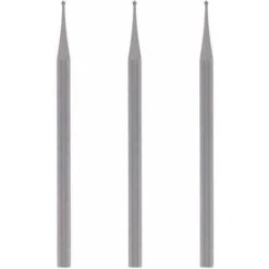 105 Lot De 3 Fraises à Graver, Bout Rond, Ø 0,8mm Pour Sculpter Et Graver Dans Le Bois Avec Outils Multi-usages, LionKnight