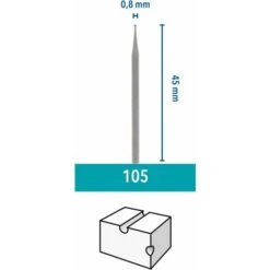 105 Lot De 3 Fraises à Graver, Bout Rond, Ø 0,8mm Pour Sculpter Et Graver Dans Le Bois Avec Outils Multi-usages, LionKnight -Magasin D'Outils Électriques 75528043 3