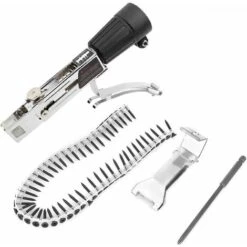 Cloueur Automatique,1pcs Boiseries Adaptateur De Pistolet à Ongles Automatique Ensemble De Fixation De Chaîne De Forage électrique(noir),——Ephé