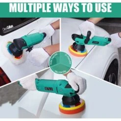 Polisseuse Orbitale Polisseuse Excentrique Stanew,Polisseuses Pour Auto Et Moto,4000RPM, 150mm Polissage Pad, 6 Vitesse Variable Ponceuse, Pour Le Polissage, Cirage, Ponçage -Magasin D'Outils Électriques 76445437 3