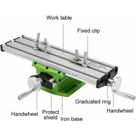 Mini Fraiseuse,Multifonctionnelle Table De Perçage Transversale Ajustable,Mini Fraiseuse Table,Table De Glissière De Forage Composée De Fraiseuse Pour Perceuse D'établi De Bricolage,310x90 Mm 4 Mini Fraiseuse,Multifonctionnelle Table De Perçage Transversale Ajustable,Mini Fraiseuse Table,Table De Glissière De Forage Composée De Fraiseuse Pour Perceuse D'établi De Bricolage,310x90 Mm – Image 2