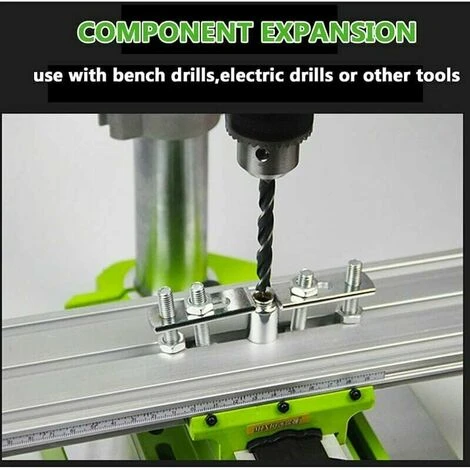Mini Fraiseuse,Multifonctionnelle Table De Perçage Transversale Ajustable,Mini Fraiseuse Table,Table De Glissière De Forage Composée De Fraiseuse Pour Perceuse D'établi De Bricolage,310x90 Mm 7 Mini Fraiseuse,Multifonctionnelle Table De Perçage Transversale Ajustable,Mini Fraiseuse Table,Table De Glissière De Forage Composée De Fraiseuse Pour Perceuse D'établi De Bricolage,310x90 Mm – Image 5